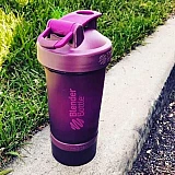 Шейкер спортивный BlenderBottle ProStak 22oz/650ml с 2-мя контейнерами Plum (ORIGINAL)