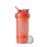 Шейкер спортивный BlenderBottle ProStak 22oz/650ml с 2-мя контейнерами Coral (ORIGINAL)