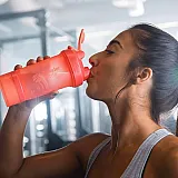 Шейкер спортивный BlenderBottle ProStak 22oz/650ml с 2-мя контейнерами Coral (ORIGINAL)