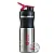 Спортивная бутылка-шейкер BlenderBottle SportMixer Stainless Steel Red 820ml (из нержавеющей пищевой cтали)
