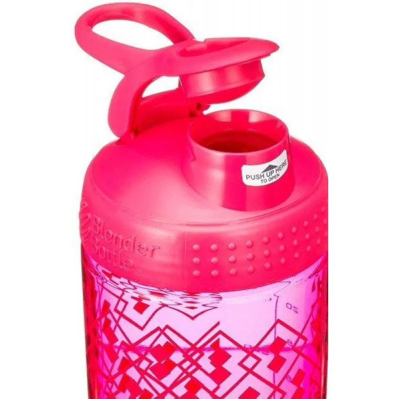 Спортивная бутылка-шейкер BlenderBottle SportMixer Signature Sleek 28oz/820ml Pink Geo Lace (ORIGINAL)