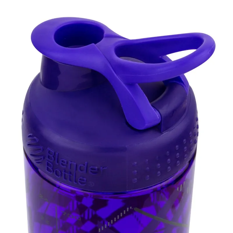 Спортивная бутылка-шейкер BlenderBottle SportMixer Signature Sleek 28oz/820ml Purple Tratan Plaid (ORIGINAL)