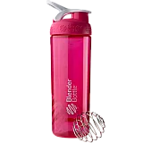 Спортивная бутылка-шейкер BlenderBottle SportMixer Sleek Promo 28oz/820ml Pink (ORIGINAL)