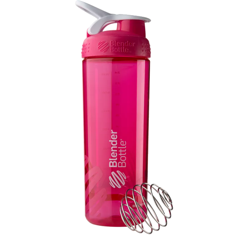 Спортивная бутылка-шейкер BlenderBottle SportMixer Sleek Promo 28oz/820ml Pink (ORIGINAL)