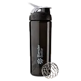 Спортивная бутылка-шейкер BlenderBottle SportMixer Sleek Promo 28oz/820ml Black (ORIGINAL)