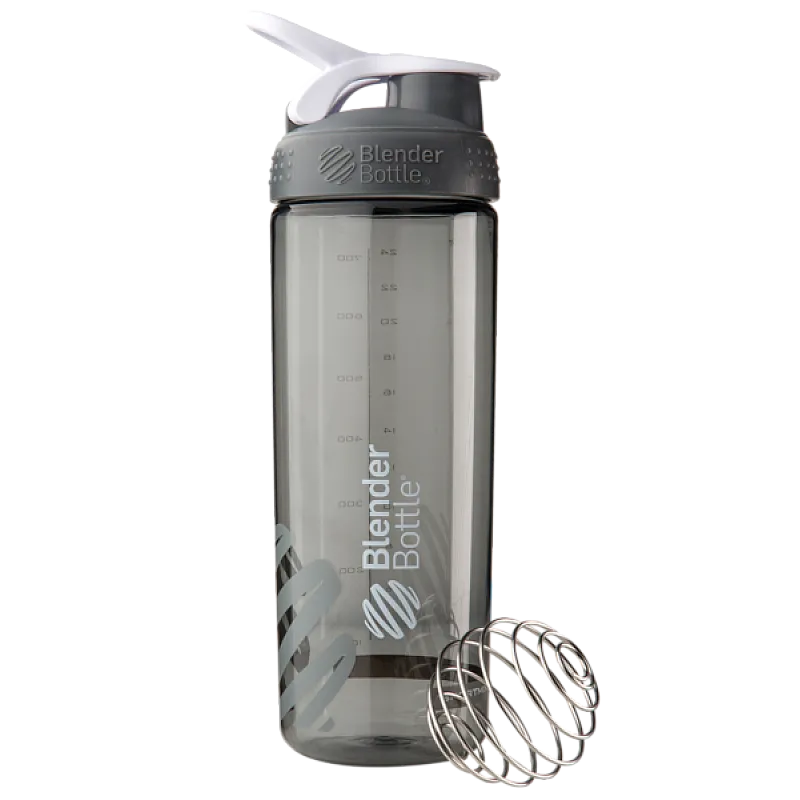 Спортивная бутылка-шейкер BlenderBottle SportMixer Sleek Promo 28oz/820ml Grey (ORIGINAL)