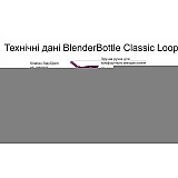 Шейкер спортивный BlenderBottle Classic Loop 20oz/590ml Coral (ORIGINAL)
