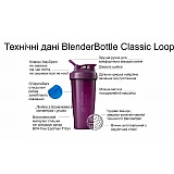 Шейкер спортивный BlenderBottle Classic Loop 20oz/590ml Coral (ORIGINAL)
