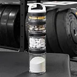 Контейнер спортивный BlenderBottle GoStak Starter 4 Pak Black (ORIGINAL)