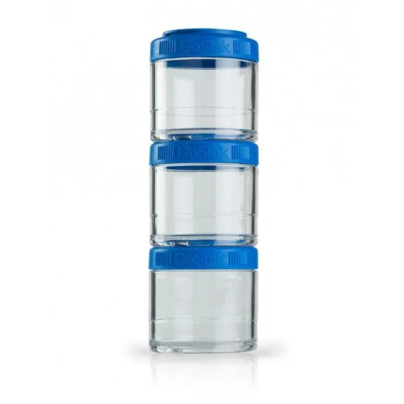 Контейнер спортивный BlenderBottle GoStak 3 Pak Blue (ORIGINAL)