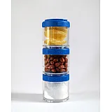 Контейнер спортивный BlenderBottle GoStak 3 Pak Blue (ORIGINAL)