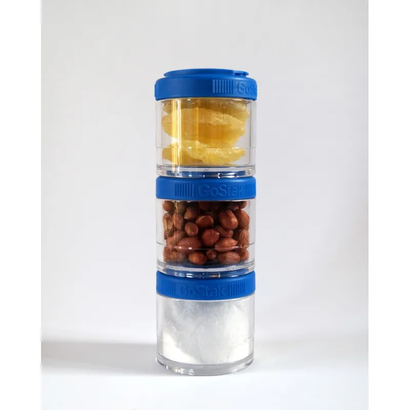 Контейнер спортивный BlenderBottle GoStak 3 Pak Blue (ORIGINAL)