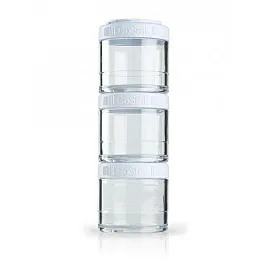 Контейнер спортивный BlenderBottle GoStak 3 Pak White (ORIGINAL)