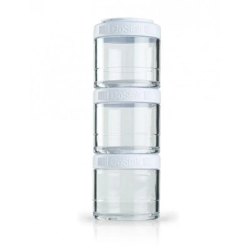 Контейнер спортивный BlenderBottle GoStak 3 Pak White (ORIGINAL)