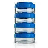 Контейнер спортивный BlenderBottle GoStak 4*40ml Blue (ORIGINAL)