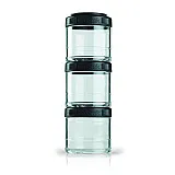 Контейнер спортивный BlenderBottle GoStak 3 Pak Black (ORIGINAL)