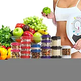 Контейнер спортивный BlenderBottle GoStak 3 Pak Black (ORIGINAL)