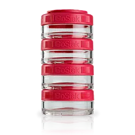 Контейнер спортивный BlenderBottle GoStak Starter 4 Pak Red (ORIGINAL)