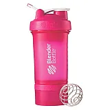 Шейкер спортивный BlenderBottle ProStak с шариком 650 мл Розовый