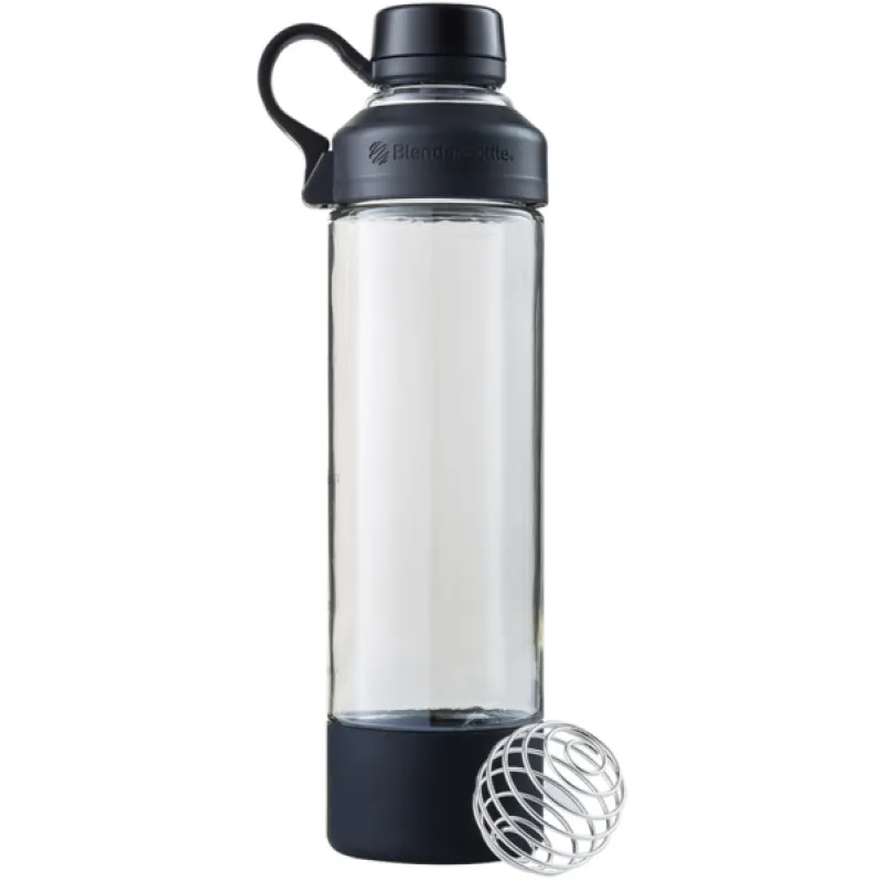 Спортивная бутылка-шейкер BlenderBottle Mantra Glass Black (СТЕКЛО) 600мл (ORIGINAL)