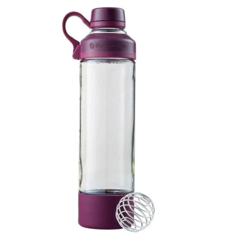 Спортивная бутылка-шейкер BlenderBottle Mantra Glass Plum (СТЕКЛО) 600мл (ORIGINAL)