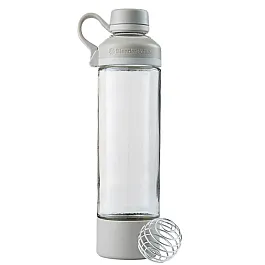 Спортивная бутылка-шейкер BlenderBottle Mantra Glass Grey (СТЕКЛО) 600мл (ORIGINAL)