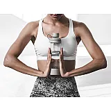 Спортивная бутылка-шейкер BlenderBottle Mantra Glass Grey (СТЕКЛО) 600мл (ORIGINAL)