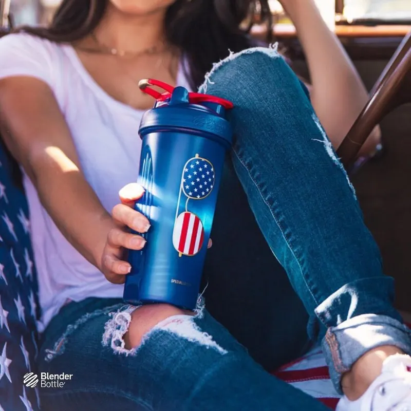 Шейкер спортивный BlenderBottle Classic Loop 28oz/820ml Special Edition Freedom Blue (ORIGINAL)