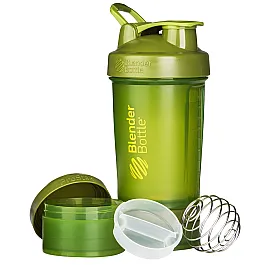 Шейкер спортивный BlenderBottle ProStak 22oz/650ml с 2-мя контейнерами Moss Green (ORIGINAL)