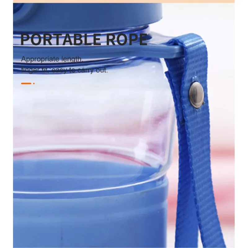 Бутылка для воды CASNO 400 мл KXN-1104 Tritan Голубая