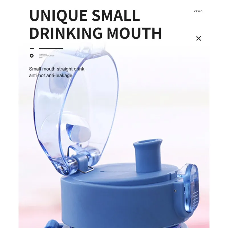 Бутылка для воды CASNO 400 мл KXN-1104 Tritan Голубая