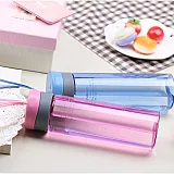 Бутылка для воды CASNO 600 мл KXN-1145 Голубая + пластиковый венчик