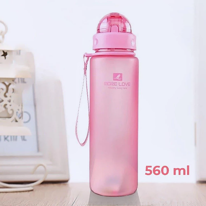 Бутылка для воды CASNO 560 мл MX-5029 Розовая