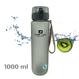 Бутылка для воды CASNO 1050 мл MX-5041 More Love Серая