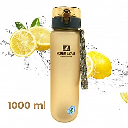 Бутылка для воды CASNO 1050 мл MX-5041 More Love Коричневая
