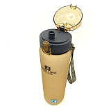 Бутылка для воды CASNO 1050 мл MX-5041 More Love Коричневая