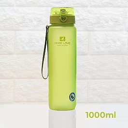 Бутылка для воды CASNO 1050 мл MX-5041 More Love Зеленая