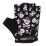 Велоперчатки детские PowerPlay 5454 Череп M