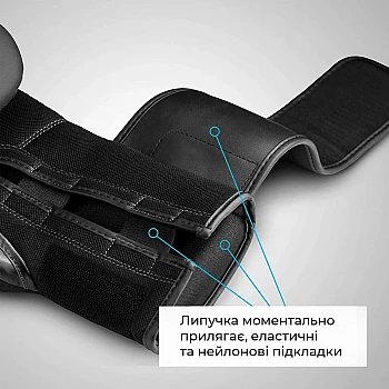 Боксерские перчатки Hayabusa S4 - Серые 16oz (Original) Кожа