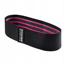 Эспандер для пилатеса Power System PS-4091 Booty Band LVL 1 Black/Pink