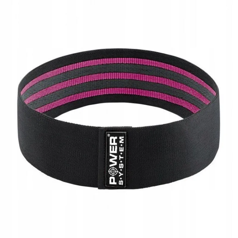 Эспандер для пилатеса Power System PS-4091 Booty Band LVL 1 Black/Pink
