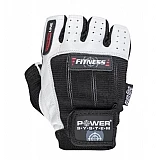 Перчатки для фитнеса и тяжелой атлетики Power System Fitness PS-2300 Black/White S
