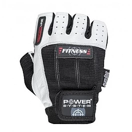 Перчатки для фитнеса и тяжелой атлетики Power System Fitness PS-2300 Black/White S