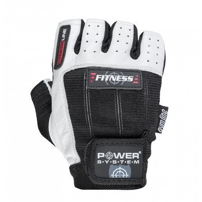 Перчатки для фитнеса и тяжелой атлетики Power System Fitness PS-2300 Black/White S