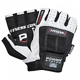 Перчатки для фитнеса и тяжелой атлетики Power System Fitness PS-2300 Black/White S