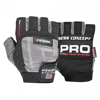 Перчатки для фитнеса и тяжелой атлетики Power System Fitness PS-2300 Grey/Black XS