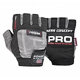 Перчатки для фитнеса и тяжелой атлетики Power System Fitness PS-2300 Grey/Black S