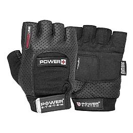 Перчатки для фитнеса и тяжелой атлетики Power System Power Plus PS-2500 Black S