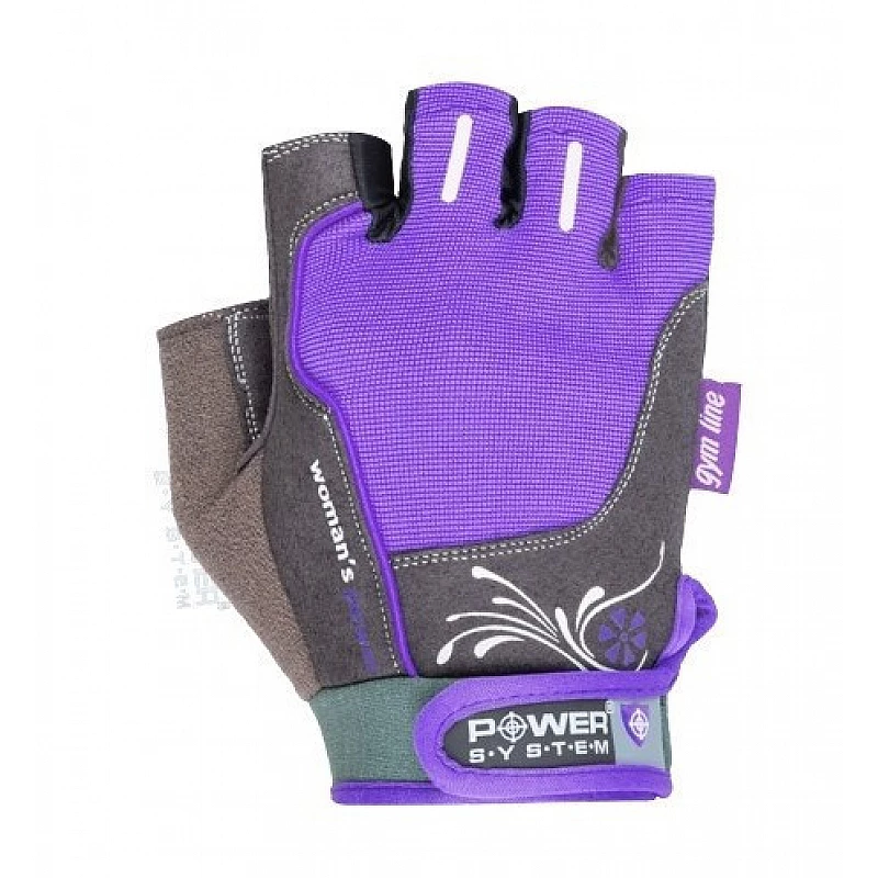 Перчатки для фитнеса и тяжелой атлетики Power System Woman’s Power PS-2570 женские Purple M