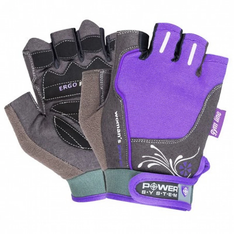 Перчатки для фитнеса и тяжелой атлетики Power System Woman’s Power PS-2570 женские Purple M